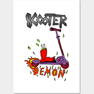 SCOOTER DEMON Posters and Art